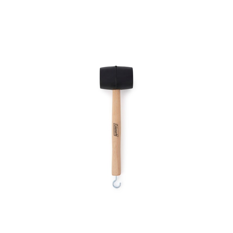 Coleman Rubber Mallet with Tent Peg Remover Hook, Double-Sided Mallet