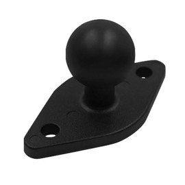 Marine Aluminum 1'' Ball Adapter Base with AMPS Diamand Plate for All Industry Standard 1 inch / 25mm / B Size Socket Arm, Compatible with RAM, Arkon, iBolt and More (Diamand)