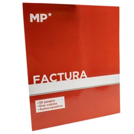 CABLEPELADO Invoice Book | Invoice Book | Original + 2 Copies | Lithographic Paper | Glued with Cutting Matrix | A6 - (14.8 cm x 10.5 cm) | 25 Sets (75 Sheets)