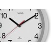 Maul MAULrun Wall Clock, Diameter 25 cm, Stylish Radio-Controlled Clock