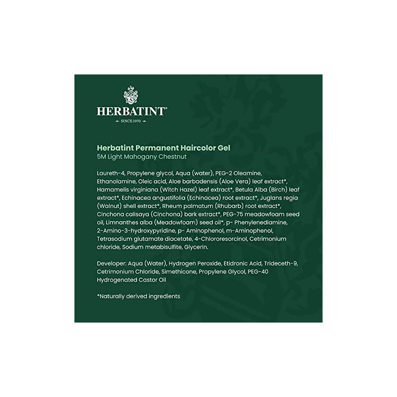 Herbatint, Hair Color Light Mahogany Chesnut 5M, 4 Fl Oz