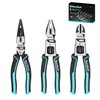 DURATECH 3PCS Pliers Set, Large 6 in 1 Multifunctional Wire