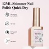 Bevimee Quick Dry Nail Polish, Mermaid Shimmer Nail Lacquer Pearl