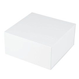 PLINJOY Magnetic Gift Box 15 Pack White Large Gift Box with Lids Closure in Bulk, Luxury Cardboard Gift Boxes for Presents,Bridesmaid Proposal,Packaging for Small Business,Parties,Bulk 12x12x6