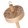 Drop Spindle Yarn Tool Wooden Hardwood Spinner Wheel Yarn Drop