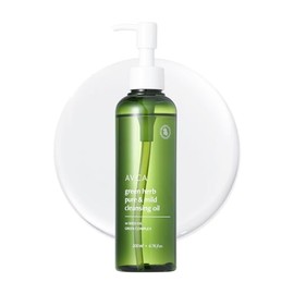 AVCA Green Herb Blackhead Cleansing Oil – Makeup Dissolving & Pore-Clearing Cleanser with Plant Oils, Vitamin E & Squalane, Light-Feel Cleanse, K-Beauty for Normal to Oily Skin, 6.76 fl oz (200 mL)