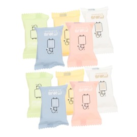 Healeved 10Pcs Portable Disposable Compressed Travel Towels Soft Face Cleaning Cloths for Outdoor Use Skin Friendly Mini Wash Towel for Beauty and Skin Care