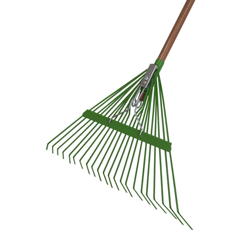 AMES 20201033 Steel Tine Leaf Rake with Hardwood/Steel Handle, 22