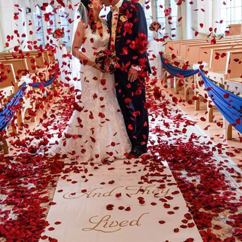 Set of Approximately 3,000 Petals, Flower Shower, Artificial Flowers, Proposal,