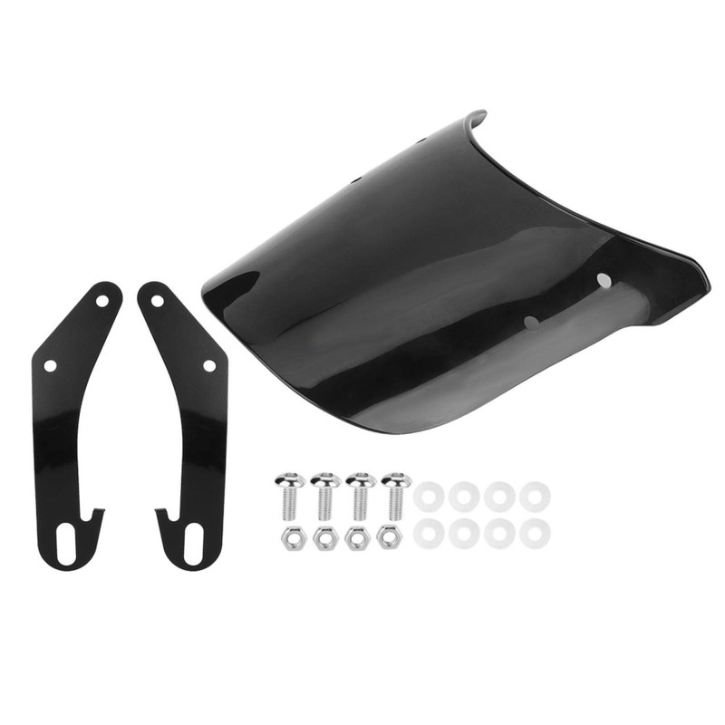 FTVOGUE Motorcycle Windshields, Safe Universal Motorcycle Windshield Wind Deflector, Retro