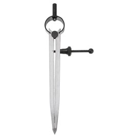 sourcing map Spring Joint Caliper 6 inch / 150mm Steel Adjustable Spring Divider Caliper with Solid Nut for Metalworking Geometry Drawing Woodworking