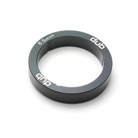 TAKEWELL DUB Bottom Bracket Spacer for SRAM DUB Bottom Bracket Installation, Aluminum, Black, 1 PCS, Width: 6.5 mm. The Aluminum Alloy Spacer Replaces Plastic Spacer.