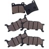 Cyleto Front and Rear Brake Pads for Yamaha XV 1100