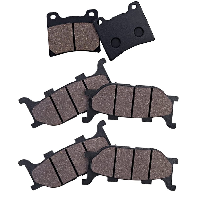 Cyleto Front and Rear Brake Pads for Yamaha XV 1100