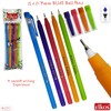 ELKOS BLUE Ballpoint Pens, 0.7mm Fine Point, Pack of 5,