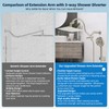 Hibbent All Metal CUPC Certified Shower Head, 8'' High Pressure