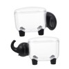 STOBAZA 2pcs Animal-Shaped Cotton Swab Holder Makeup Cotton Organizer for