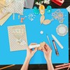 3 Pack Silicone Mats for Crafts, Premium Playdough Mat,A3 Size