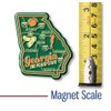 Georgia Premium State Magnet by Classic Magnets, 2.2" x 2.5",
