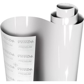 VViViD+ Premium Vinyl Wrap Film (1.49ft x 5ft, Gloss Suzuka Ice Grey)
