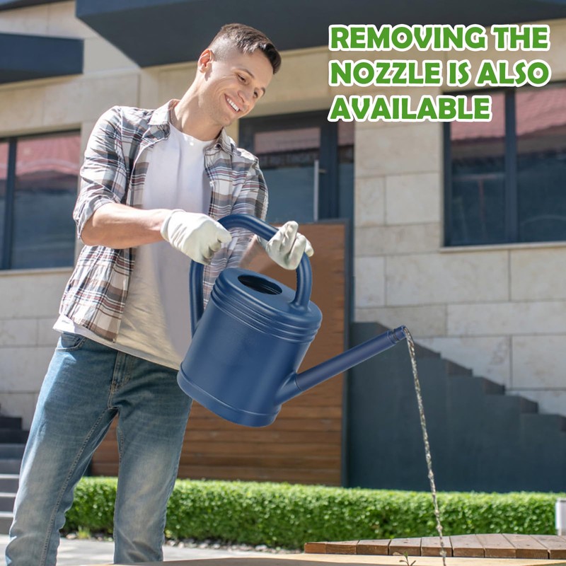 1 Gallon Watering Can for Indoor Plants, Garden Watering Cans