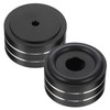 LABRIMP 2pcs Vibration Aluminium Alloy Speaker Pads Isolation Feet Cushions