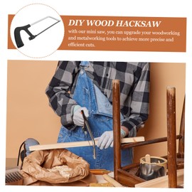 SHINEOFI Mini Hand Saw for Wood and Cutting Bow Design with Durable Blade Lightweight Portable Tool for Diy Crafts and Woodworking Projects