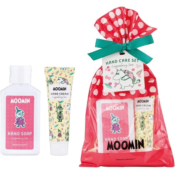 Moomin Hand Care Set, Kokemomo Jam (Hand Cream & Soap,