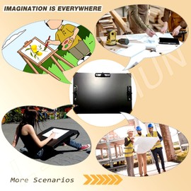 Three Black Clip Aluminum 11x17 Clipboard Metal A3 Hangable Cliping Boards