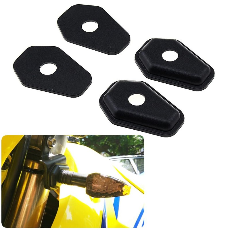 BNOYONERAS Pack of 4 Indicator Brackets for Motorcycle, Motorcycle LED