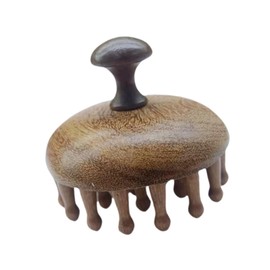 Sharplace Wooden Scalp Massage Comb,Head Wooden Brush,Guasha Tool Comb,Wide Tooth Round Head Massage,Gua Sha Brush for Adults Women Men