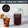 Primula Mason Jar Cold Brew Iced Coffee Maker with Stainless