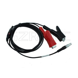 SZRMCC 565854 0B 5 Pin Male to Alligator Clips Power Cable for Lei-ca TPS1200/2003 TS10 TCRP1203 Total Station