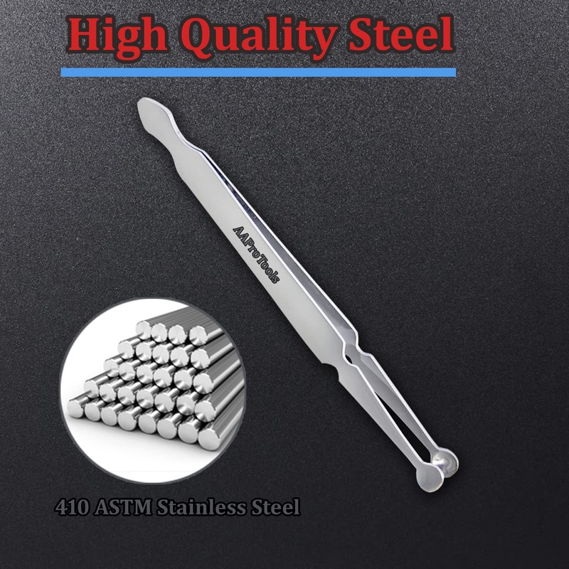 AAProTools Stainless Steel 'Bead/Ball Holding Tweezers' Ball Holder Piercing Tool