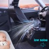XUKEY 12V Car Dual Head Cooling Fan 360Rotatable Portable Auto