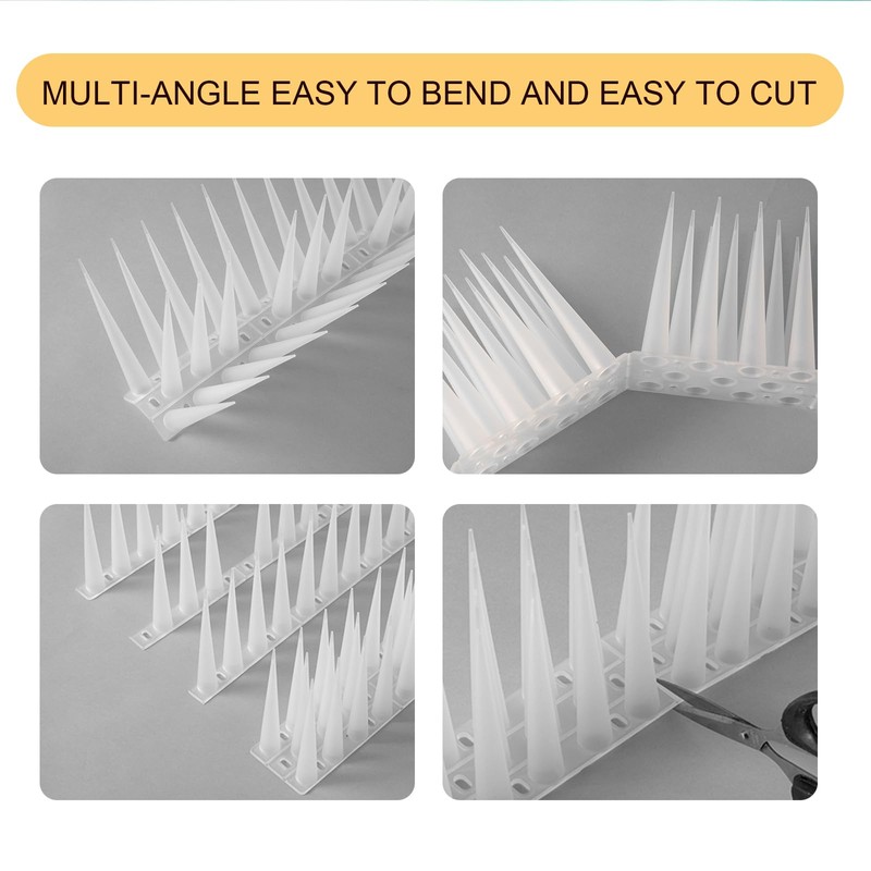 OFFO Bird Spikes Pigeon Outdoor Spikes for Cat Keep Birds