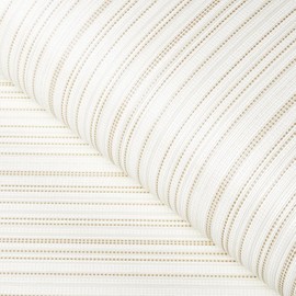 FunStick Papel Tapiz Grueso Blanco Beige Despegar y Pegar Papel Tapiz Moderno de Tela de Hierba con Textura Geométrica para Paredes de Recámara Impermeable Removible Papel de Contacto Beige para