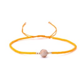 Miyuki Reisperlen Armband Glücksstein Damen, Handgefertigt Strang Reisperlen auf Schnur Verstellbar, Gute Reise Talisman Wunsch Sicherheit Wohlstand Guard Ihre Liebe Geschenk für Frauen Mädchen (8)