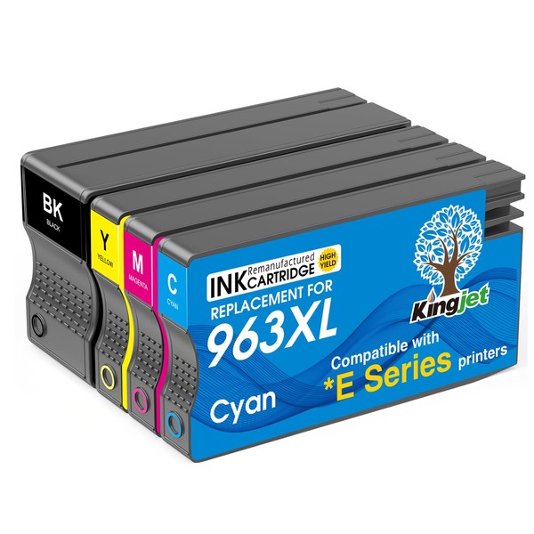 KINGJET 963XL Ink Cartridges Multipack Compatible for HP 963XL 963