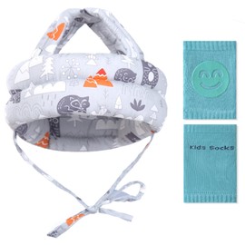 Baby Helmet, Baby Head Protector Bring 1 Pair of Knee Pads, Baby Safety Helmet, Toddler Helmet Age 1-2, Helmet for 2 Year Old, Helmet for 2+ Year Old, Toddler Helmet Age 2-3, Toddler Helmet