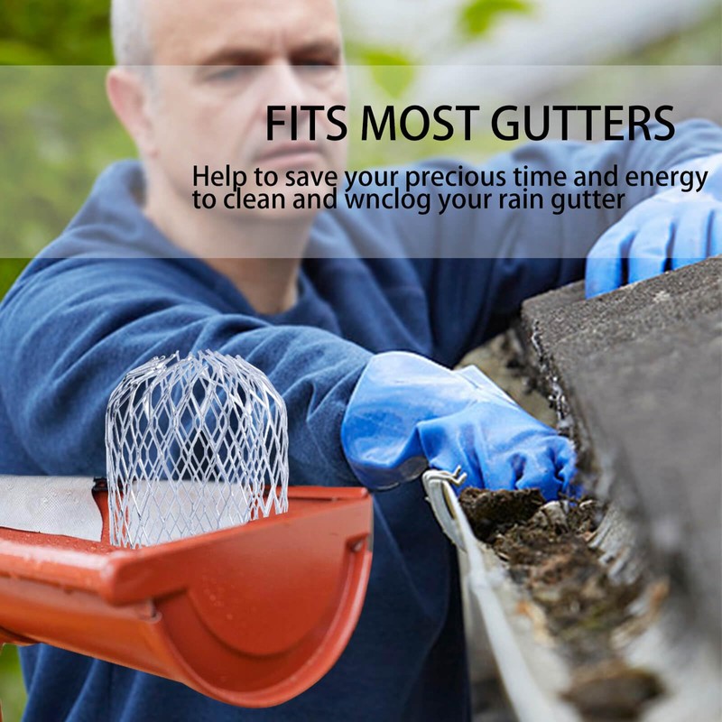 Gutter Guards 3 Inch Expandable Aluminum Filter Screen Gutter Guards
