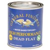 General Finishes High Performance Water Based Topcoat, 1 Quart, Dead