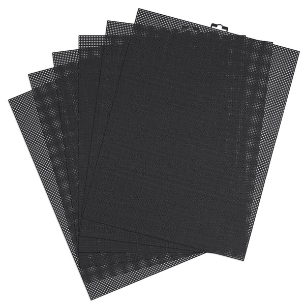 6pcs Plastic Mesh Canvas Sheets, 10 CT Plastic Mesh Canvas
