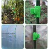 40 Pcs Greenhouse Clamp Garden Hoops Clips for Netting Garden