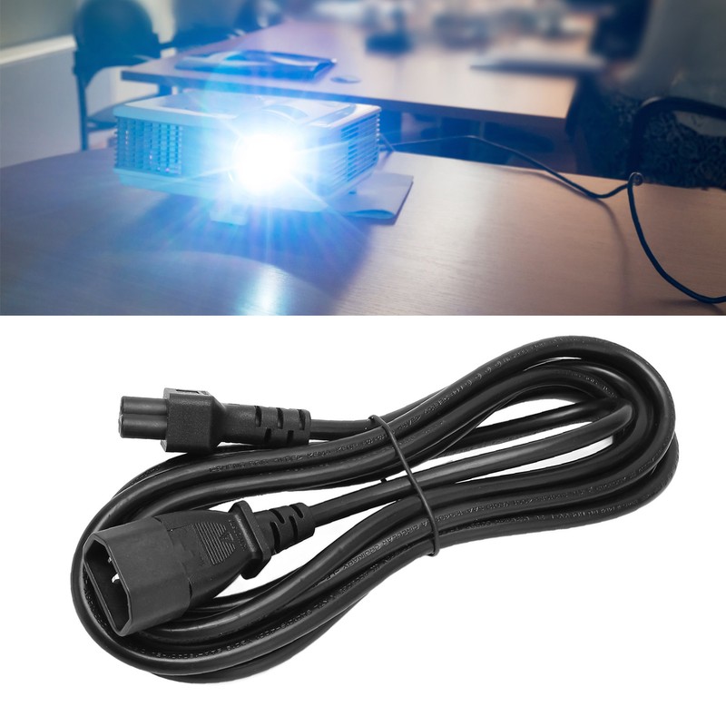 IEC320 C14 Male to C5 Female Power Cable Tension Resistant