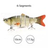 VTAVTA 1 Fishing Lure Multi Jointed Hard Baits 6 Segments