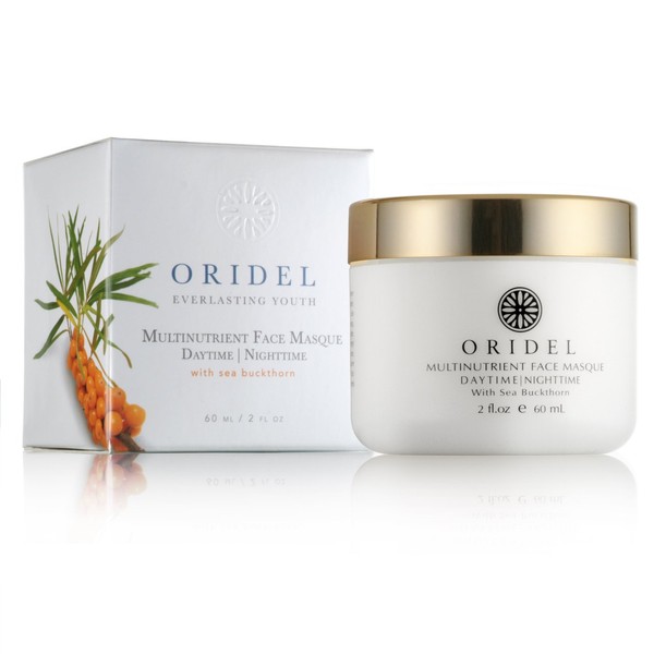 Oridel® Multi-Nutrient Face Mask with Sea Buckthorn, Daytime and Nighttime