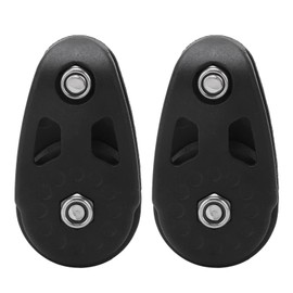 Kayak Pulley Kit 2pcs Nylon Kayak Slide Rail Anchor Trolley Pulley Block Sheave for Ship Yacht Canoe Boat Marine