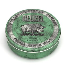 Reuzel Green pomada de vaselina de fijacin media - Frmula vegana con aceite concentrado para peinar, fijacin orgnica y firme - Sin brillo define y... 