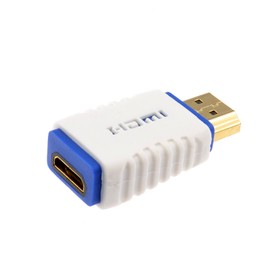 Professional HDMI Mini C Female to HDMI 2.0 Male High Speed Adapter White